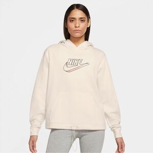 {NIKE} Pink Drawstring Hoodie